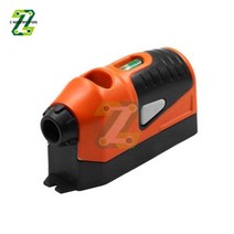 레이저 수평자 줄자 레벨기 수평 삼각대 미니 다기능 수평기 오토 회전 레벨 측정기 수직 스피릿 도구 가이드 라인 측정 게이지, orange