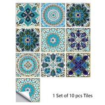 벽 바닥타일 10 개/대 만다라 Style 크리스탈 Hard 타일 세라믹 스티커 주방 옷장 홈 Decor Art 껍질 & 스틱 데칼보다 reballing bga, 28.MZ-2-106 - 20cmX20cmX10pcs