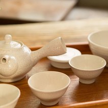 이천도자기 수 유백유 5인 다기세트 전통 찻잔 선물용 354746EA, 본상품선택