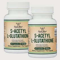 더블우드 s 아세틸 L 글루타치온 100mg 60캡슐 2개, 기본