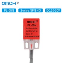 근접센서 OMCH 3D 프린터 DIY PL-05/08 Serise 사각형 유도 근접 센서 스위치 검출기 침대 레벨링 프로브 NPN NC DC 10-30V, [04] PL-08N