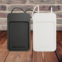 쁘띠 미니 릴 케이스 PD 미니 사원증 케이스 실리콘 줄 타입 일체형, 미니 릴 케이스 블랙