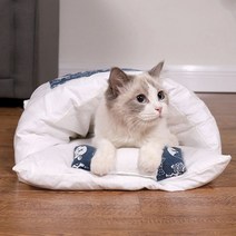 [생활/소품/최저가]_고양이이불 방석 강아지담요 쿠션 이불베게세트 강아지이불 고양이방석_36428EA, 꽃무늬레드S