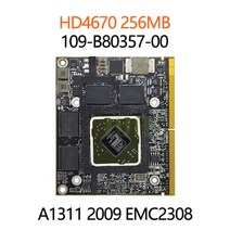 그래픽카드 원래 hd4670 hd5670 hd6750 hd6770m 비디오 256mb 512mb 109-c29557-00 imac 21.5quot용 vga a1311, hd4670m 256메가바이트