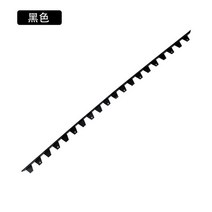 알루미늄 엣지 흙막이 잔디엣지 화단 분리대 스텐 정원 벨트, b 블랙 _H80  x W50두께 1