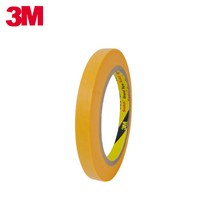3M 244 내열 마스킹 테이프 10mm x 50M 고온 고열