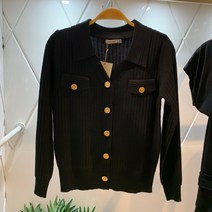 481240 [밸리걸] 단추 포인트 브이넥 가디건