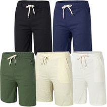 비코몰 빅사이즈 린넨 밴딩 바지 쿨링 아이스팬츠 반바지 린넨팬츠 여름바지