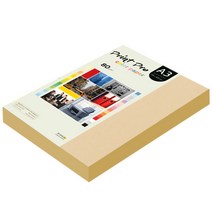 종이문화 프린트프로 칼라복사지 A3 80g No.03 베이지 250매, 250개