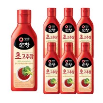 새콤달콤한 청정원 순창 초고추장 500g 튜브형 5개