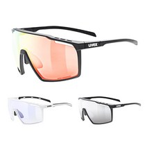[우벡스] uvex mtn perform VM 미러 변색 고글 선글라스 아시안핏, 블랙매트-미러 레드 변색