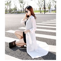 [Myshe]여성 여름 쉬폰 롱가디건 jj0218