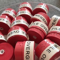 테니스그립 라켓그립테이프 60pcs 끈적 끈적한 느낌 테니스 그립 테니스, 레드