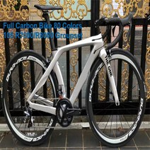 카본자전거 로드 경량 프레임 THE ONE 실버 광택 탄소 레이싱 바이크 컴플리트 105, 22.XR4 Complete Bike - M