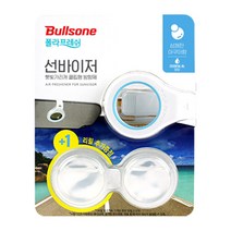 불스원 폴라패밀리 선바이저 방향제 본품 + 리필 아쿠아향, 1세트