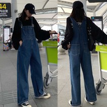 [살림꾼]여자 청멜빵 데님 캐주얼 점프 수트 나들이 여행 패션/(1608*syu)/맣앋