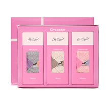 크로커다일 여성용 양말 선물 세트