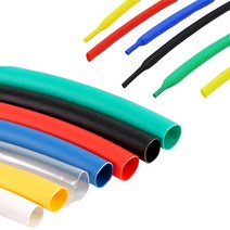 열수축튜브 전기 전선 1파이-150파이, 녹색, 100파이 x 50cm