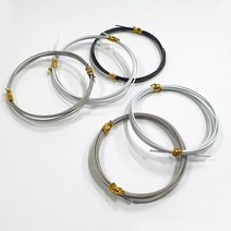 스텐 코팅 와이어 로프 액자걸이 길이연장 줄 부속, 스텐코팅와이어(고하중), 실버, 15M, 1개