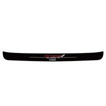 아우디 Audi 스티커 자동차 트렁크 씰 임계값 보호 탄소 섬유 범퍼 가드 안티 킥 프로텍터 for rs rs4 rs5 quattro, 네 b 들어