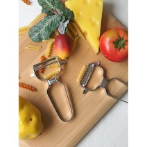 스텐 손질 일자형 감자칼 지그재그형 우엉칼 양상추 가정용 업소용 음식점, 1개, 우엉칼(지그재그형)