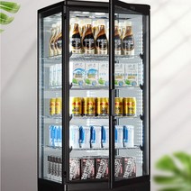 브라운페퍼 대용량 업소용 온장고 편의점 쇼케이스 음료수 보온케이스, 화이트, 78리터급