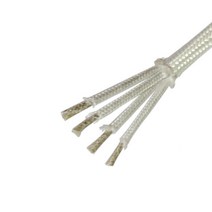 전선 전기선 1 5 미터 내열성 500 ℃ 2 3 4 코어 운모 꼰 와이어 순수 구리 20 18 17 15 13 11AWG 내화 와이어102347, 4 core, 1 meters_18 AWG 0.75mm