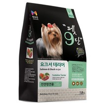 목우촌 전연령용 오리 펫9단 오리분 요크셔테리어 전용사료, 소, 8개, 1.8kg