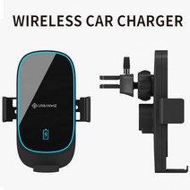 갤럭시노트10플러스 어반위즈 15W 무선충전기 차량용, 어반위즈 15W 차량용 무선충전거치대, 블랙