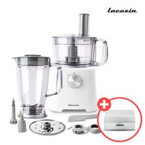 [4만원대 사은품 증정] 라쿠진 푸드프로세서 대용량 믹서기 돌아기 간식 이유식 메이커 LCZ402, 색상:화이트 LCZ402WT