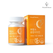 비타민하우스 마망스 종합비타민 700 MG X 60 정 X 6병 비타민D 아연 셀렌
