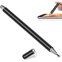 액티브 안이드iOSiPad폰 및 대부분의 태블릿 용5mm 파인 인트 충전식, 한개옵션1, 01 Black Stylus Pen