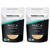 Terrasoul Superfoods 테라소울 페루 마카 젤라틴화 분말 Non-GMO (454g) 2팩, 454g, 2개
