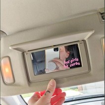 캠핑카대형스티커 차량용스티커 재미 있는 여자 히트 커브 자동차 거울 스티커 데칼 귀여운 견적 자동 차량 비닐 장식, Blue+10cmwidex6cmhigh