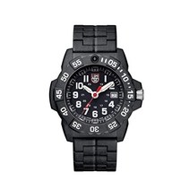 루미녹스 Navy Seal XS.3502.L 남성용 시계 45mm 날짜 표시가 있는 블랙
