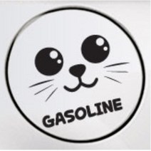 휘발유 주유구스티커 GASOLINE 올뉴렉스턴 K5DL3 소나타DN8 HG 더뉴K7 제네시스G80 모닝 스포티지R 혼유 YF 코란도C k5 티볼리 TG 카니발KA4 G70 볼보, 디젤, 오렌지