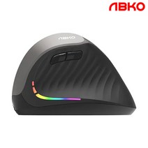 앱코 WEM40 RGB 버티컬 인체공학 무선 마우스