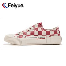 페이유에 FM100032 페로 화이트블랙 체크 FEIYUE 스니커즈 케주얼 데일리 운동화 남여공용