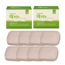 이엠나무 EM 발효 식물성 천연 각질 유아 때 비누 세트, 100g, 8개