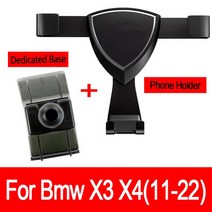 자동차 특수 전화 홀더 BMW X1 X2 X3 X5 X6 X7 1 3 5 7 용 베이스 공기 배출구 스탠드 마운트 브래킷 버클 Series Car Accessories, [03] For X3 X4 (11-22)