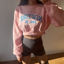 뉴욕 기모 맨투맨 필라테스복 요가복 필라테스옷 요가 필라테스 상의 운동복 긴팔