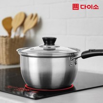 [다이소]스텐 편수 냄비 16cm (인덕션 겸용) -1033597, 1개