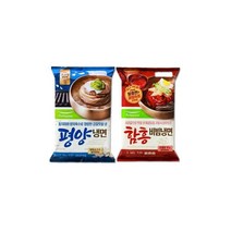 풀무원 평양냉면(2인분)+함흥냉면(2인분) (2인분X2봉) 여름별미 시원한음식 입맛당기는음식 쫄깃한면발 탱탱한면발, 21세트