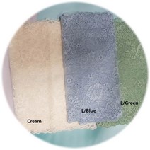 dklace 스판레이스모음 / 스판레이스 6-73295 폭 23cm 자가드, CREAM