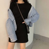 여자 여행 패션 숏원피스 반팔 발랄 코디 원피스