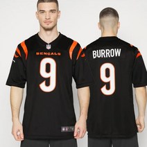 나이키 NFL 신시내티 벤갈스 게임팀 저지 반팔 블랙 127916