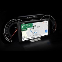 각도조절 계기판 대시보드 네비받침대 차량용핸드폰 그랜저 모닝 홀더 휴대폰 BMW, 투명각도조절