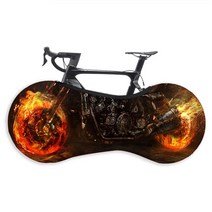 좌식실내자전거 좌식자전거 실내자전거 좌식사이클 크리에이티브 자전거 먼지 커버 탄성 보관 가방 MTB 접, 04 E