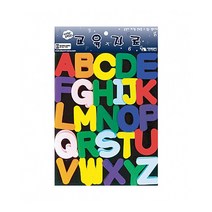 션톅청양토이 펠트 찍찍이 교육자료 소 영어 대문자 공부 교구 장난감 유아 언어 어린이 알파벳 학습^^*, 션턕욥션!!