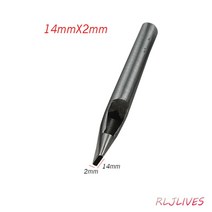 저스트업 가죽공예 공구 13 크기 타원형 모양 가죽 공예 펀치 DIY 구멍 메이커 치즐 도구 벨트 시계 밴드 펀칭, [12] 14x2mm